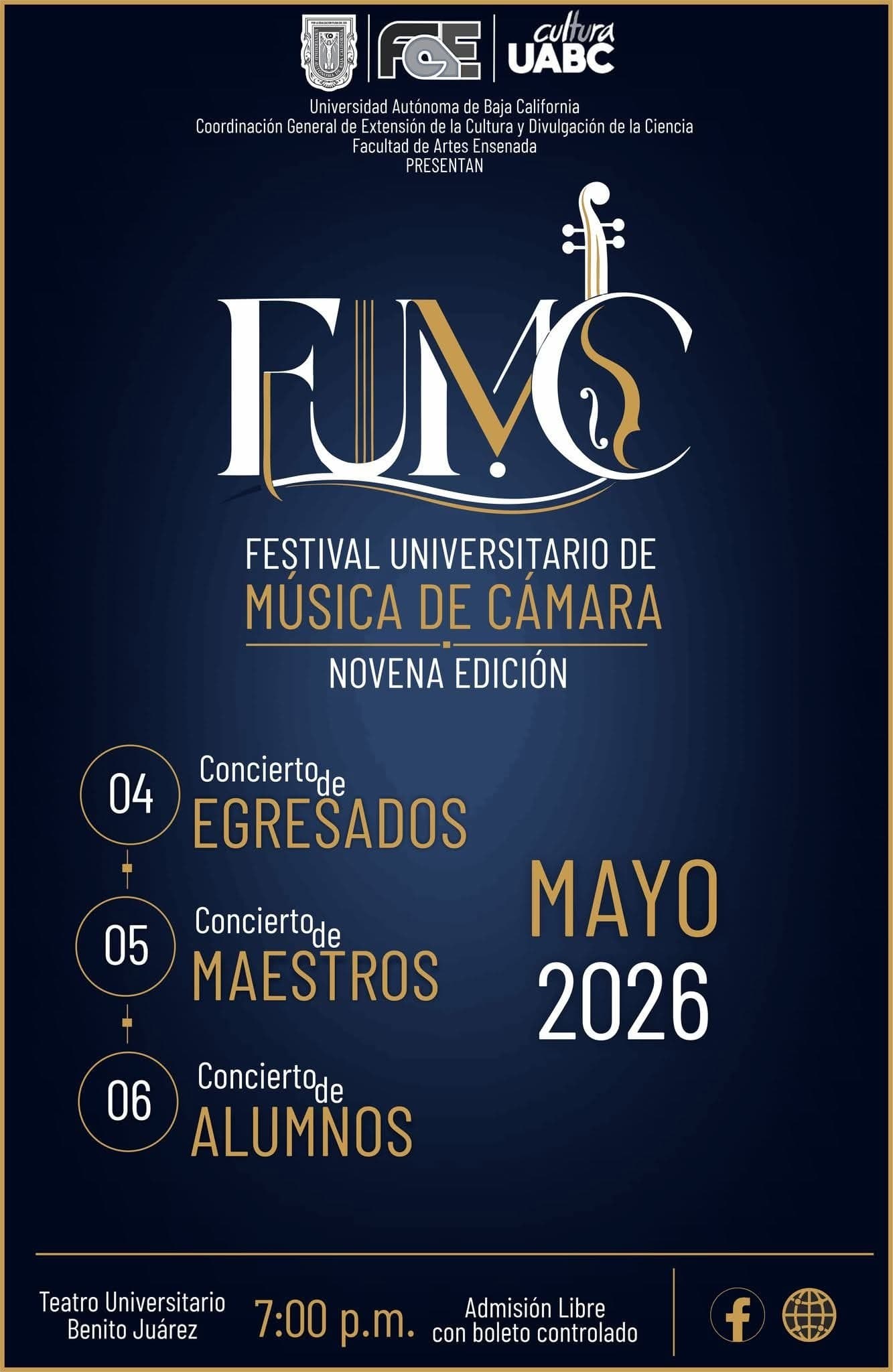 Festival Universitario de Música de Cámara (FUMC) — Novena edición