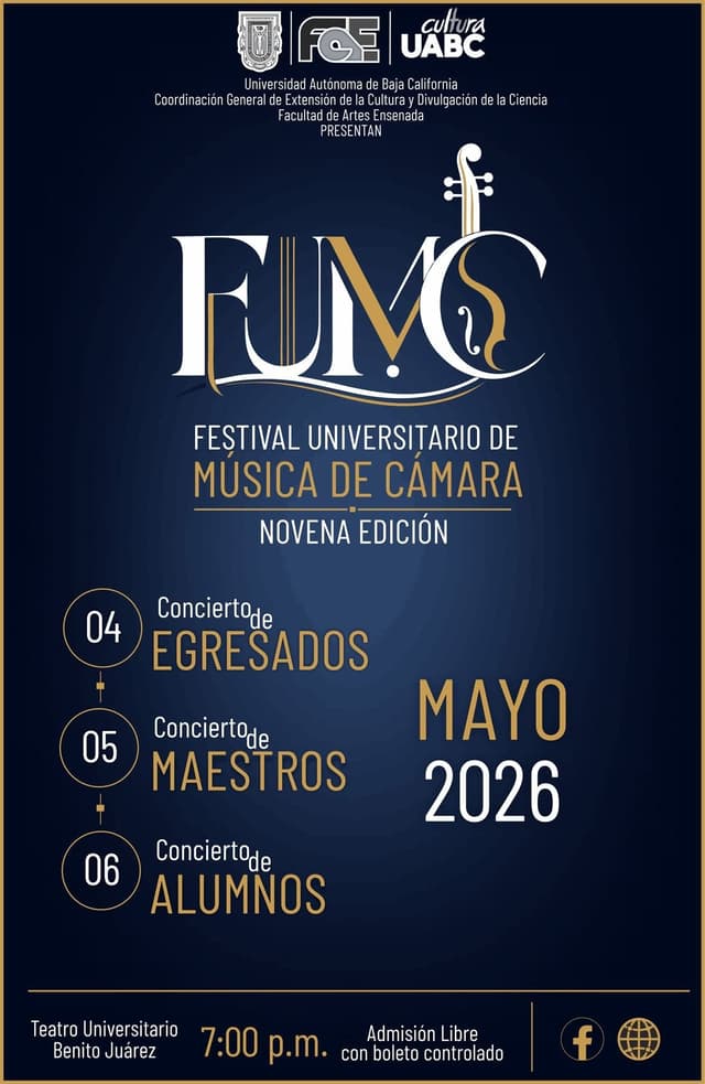 Festival Universitario de Música de Cámara (FUMC) — Novena edición