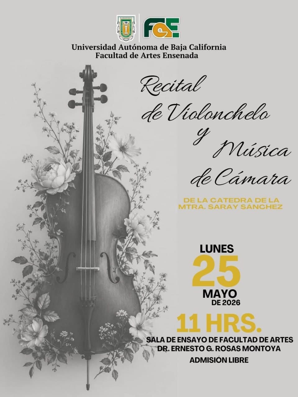 Recital de Violonchelo y Música de Cámara